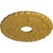 Ekena Millwork Kendall Train Station Medallion (Canopies up to 3 7/8"), 18 1/2"OD x 3 7/8"ID x 1"P, Iridescent Gold CM18KDIGS - alternate 3